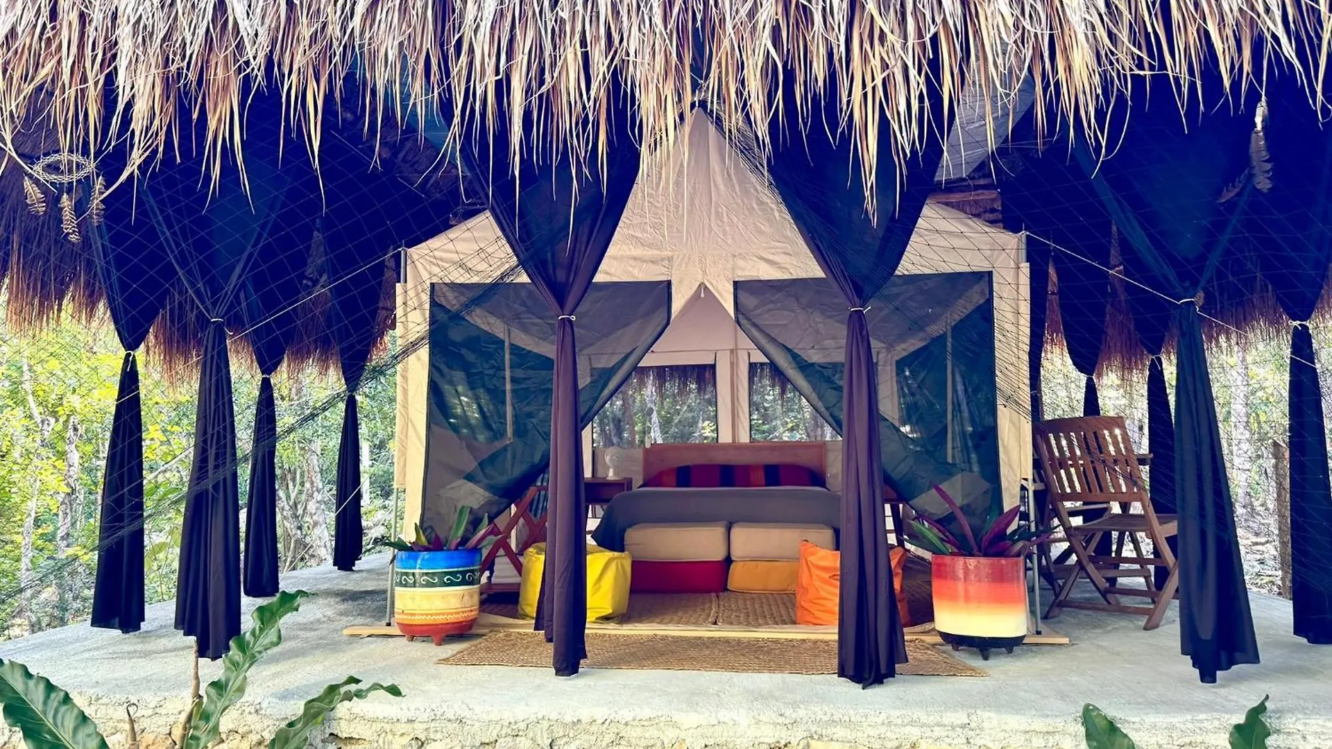 Campsite Glamping Bunga Lotus Hotel Tulum