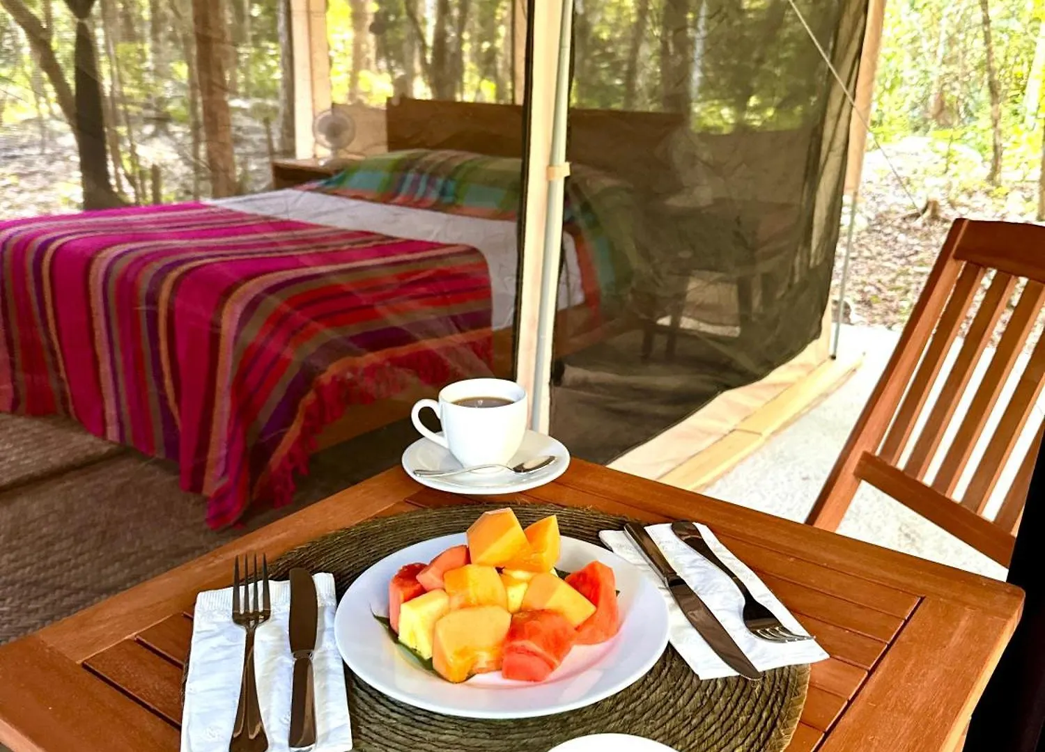 Campingplatz Hotel Glamping Bunga Lotus Tulum Mexiko